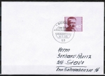 Bund 780 als portoger. EF mit 40 Pf Otto Wels auf Inlands-Brief bis 20g mit ESST von 1973