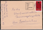 Bund 879 als portoger. EF mit 50 Pf Verfassungsgericht auf Inlands-Brief bis 20g von 1976-1978
