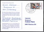 Bund 953 als portoger. EF mit 50 Pf Dr. Eisenbarth auf Inlands-Postkarte von 1979-1982