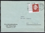 Bund 609 als portoger. EF mit 30 Pf Papst Johannes auf Inlands-Brief bis 20g von 1969-1972