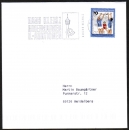 Bund 885 als portoger. EF mit 70 Pf Jugend 1976 auf Nichtstandard-Inlands-Infopost bis 20g von 1997-2002, 14 x 14 cm, codiert !