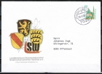 Bund 1406 als Privat-Ganzsachen-Umschlag mit eingedr. Marke 100 Pf SWK "Altötting", portoger. als Inl.-Brief bis 20g von 1989-1997 verwendet