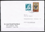 Bund 903 als portoger. MiF mit 10 Pf Tag der Briefmarke + 40 Pf Zusatz auf Inlands-Brief bis 20g von 1977