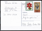 Bund 903 als portoger. MiF mit 10 Pf Tag der Briefmarke 1976 + 40 Pf Zusatz auf Inlands-Postkarte von 1979-1982