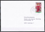 Bund 910 als portoger. EF mit 50 Pf Louise Dumont auf Briefdrucksache bis 20g von 1979-1982