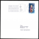 Bund 911 als portoger. EF mit 70 Pf Hermine Krner auf Nichtstandard-Inlands-Infopost bis 20g von 1997-2002, 14x14 cm
