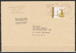 Bund 1380 als portoger. EF mit 90 Pf SWK aus Bogen mit Bogenrand auf Ausl.-Drucksache 20-50g von 1988/1989 nach Belgien, codiert