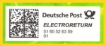 Label für die Versendungsform "Electroreturn"
