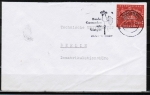 Bund 334 als portoger. EF mit 20 Pf Olympisches Jahr auf kleinformatigem Inlands-Brief bis 20g von 1960-1962