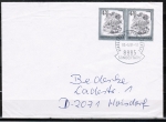 Brief mit 2x 4,20 Schilling Marke und Sondertarif-Stempel von Hirschegg / Kleinwalsertal von 1981 nach West-Deutschland