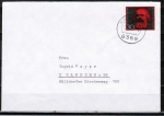 Bund 558 als portoger. EF mit 30 Pf Karl Marx auf Inlands-Brief bis 20g von 1968-1969