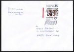Bund 3499 als portoger. EF mit 155 Cent Annemarie Renger auf C5-Inlands-Brief von 2019-heute, ca. 23 cm lang