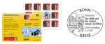 Die Lizenz-Ausgaben der Deutschen Post erhalten stets und nur den Bonner (!) Erstverwendungsstempel !