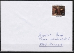 Berlin 764 als portoger. EF mit 80 Pf Friedrich der Große auf Brief bis 20g von 1986-1989 von Berlin ins Bundesgebiet